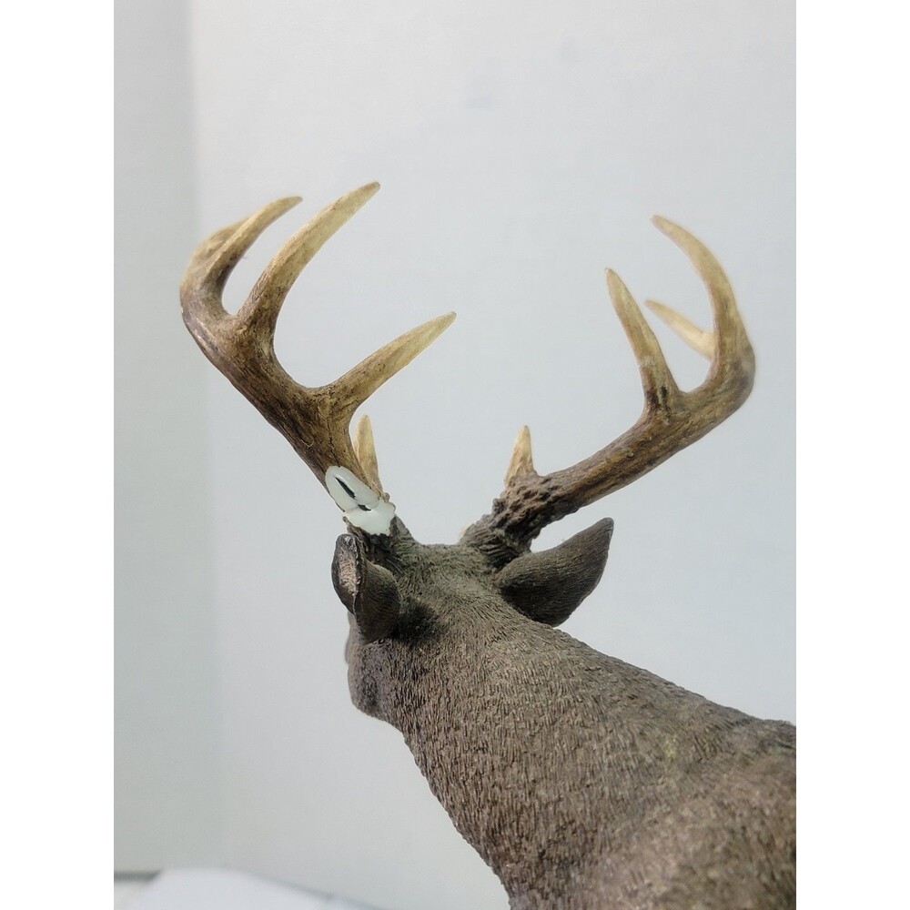 Simpkins Whitetail Buck Deer Figurine Leaping Wildlife Sculpture 13" Repaire - Picture 15 of 16